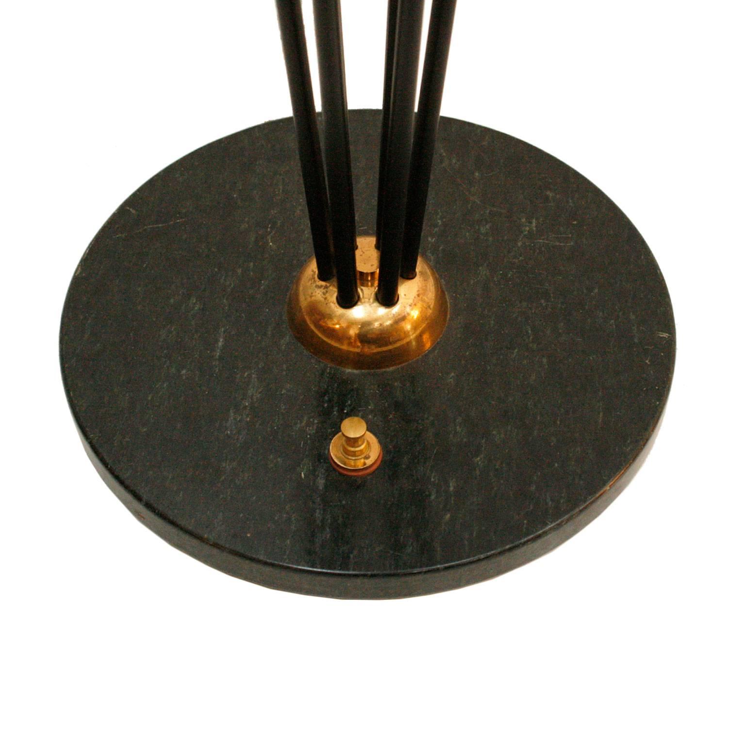 Brass Floor Lamp Designed by Stilnovo
