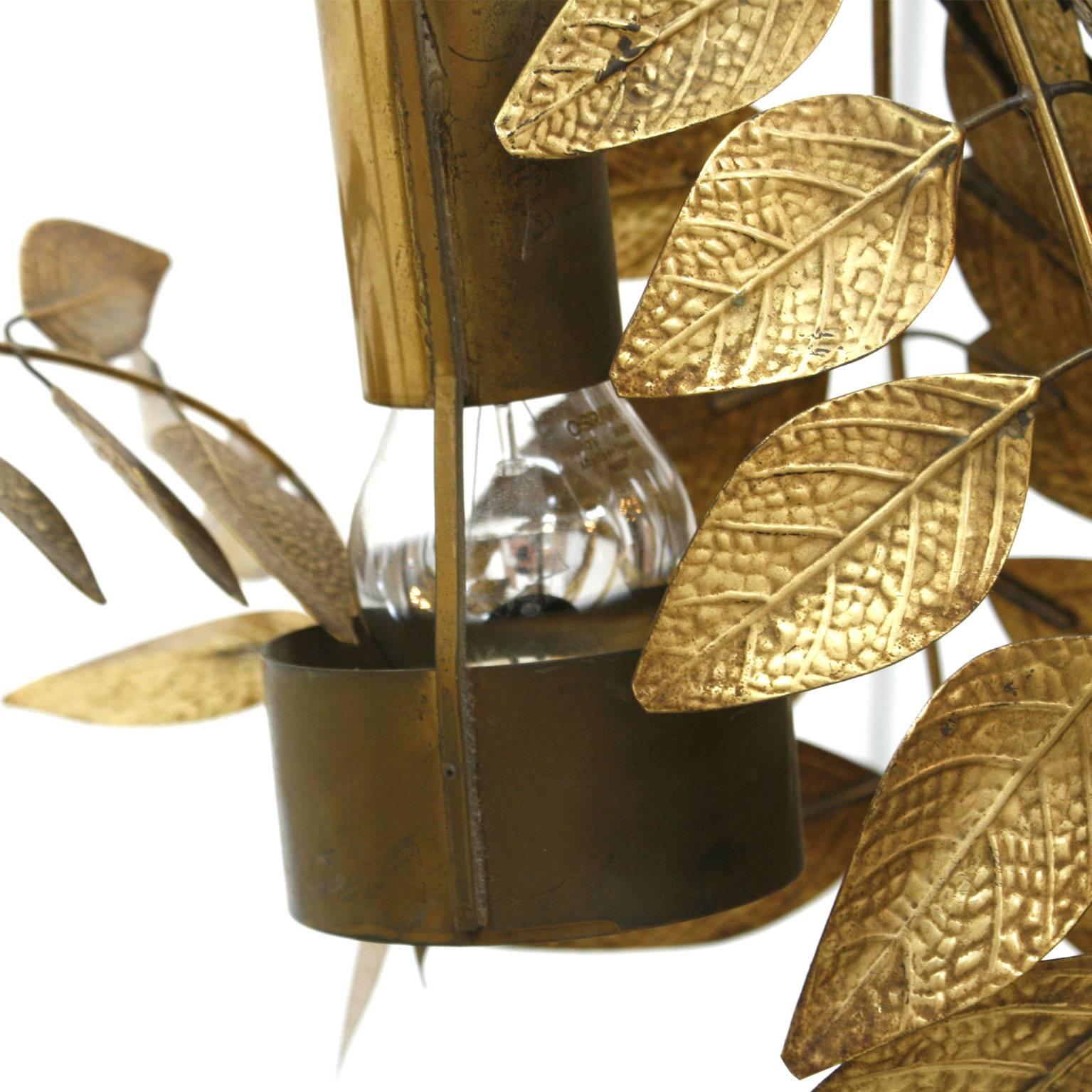 Brass Floor Lamp Designed by Tommaso Barbi