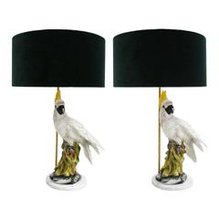 Pair of Table Lamps Type Capodimonte 7