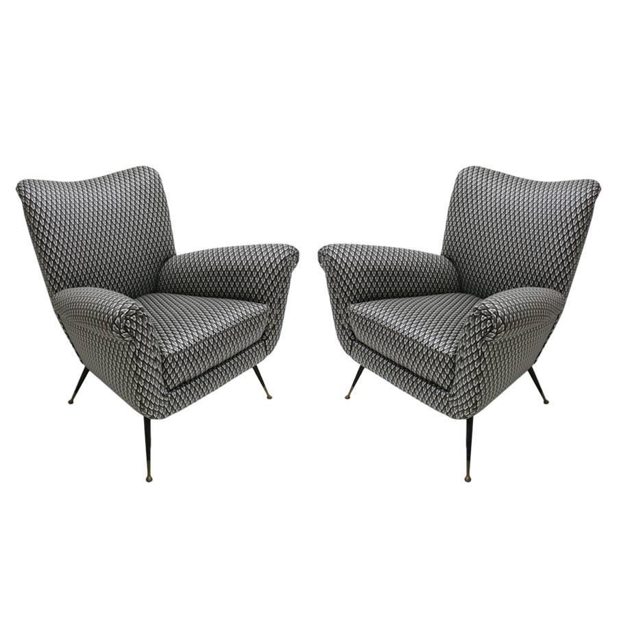 Pair of Armchairs Italy, 1950s