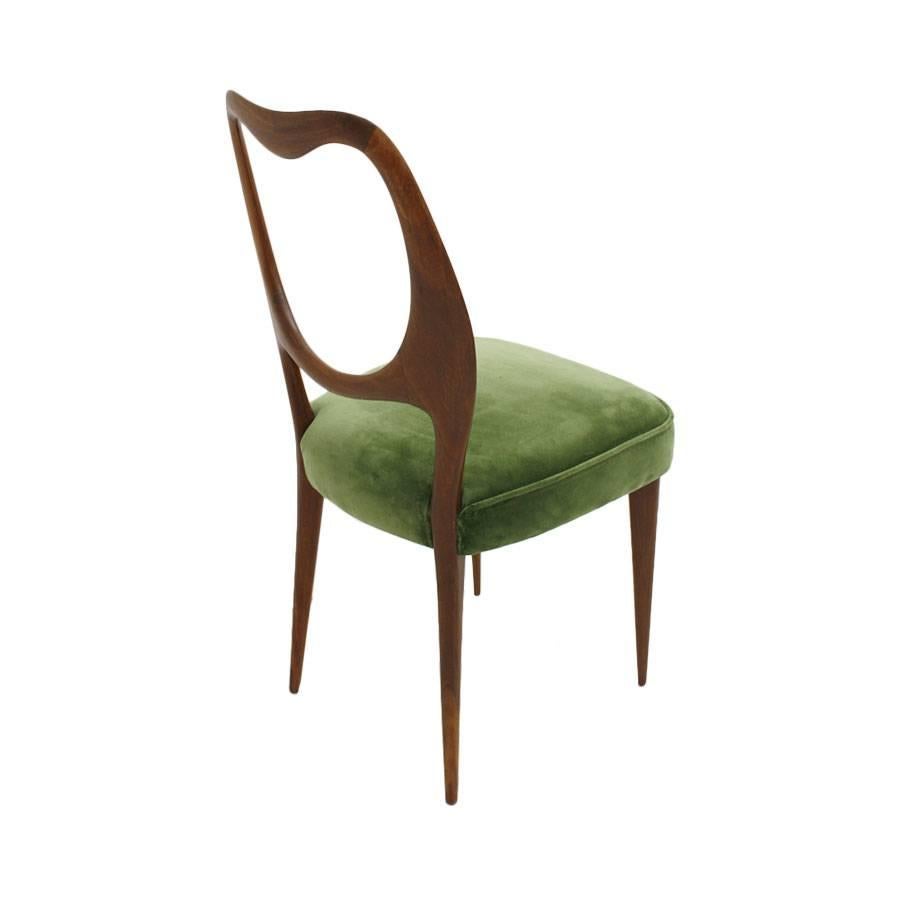 Mid-20th Century Set of Eight Chairs Designed by Vittorio Dassi