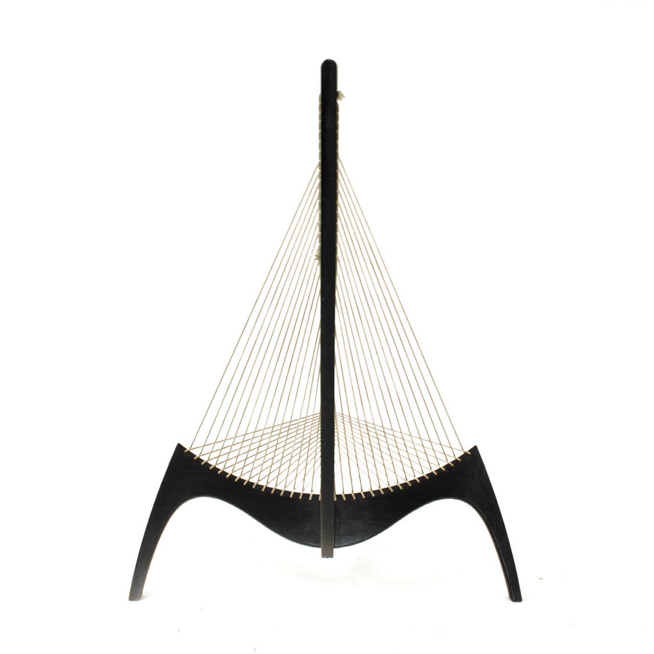 black harp chair