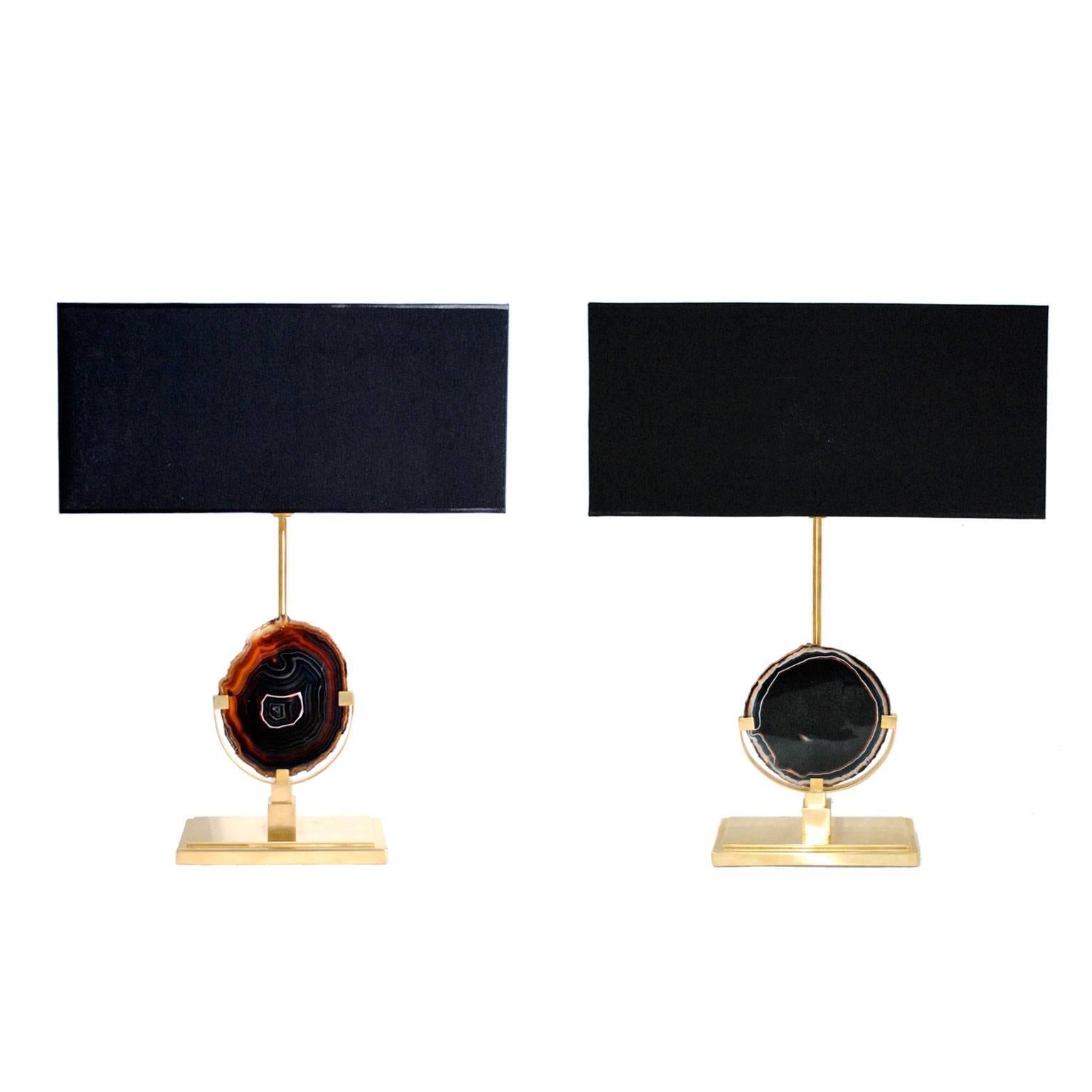 Agatha and Brass table lamps.