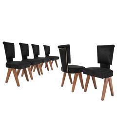 Set of chairs designed by Pierre Jeanneret