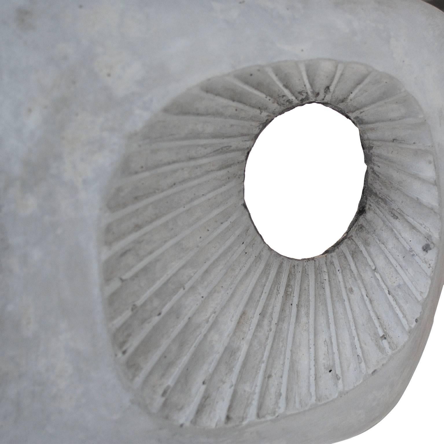 American Sculptural Concrete Totem by Jonathan Adler