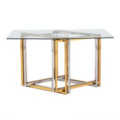 1970s Folding Pedestal Table