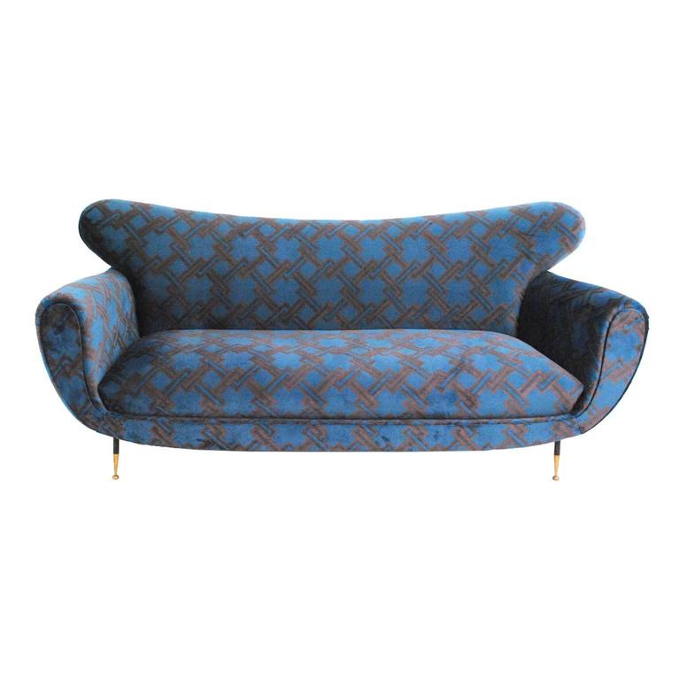 Midcentury Italian Sofa For Sale at 1stdibs