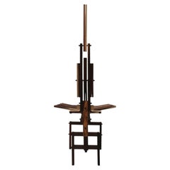 Italian Sculptural Wooden Chair Sono by Anacleto Spazzapan, 1980s