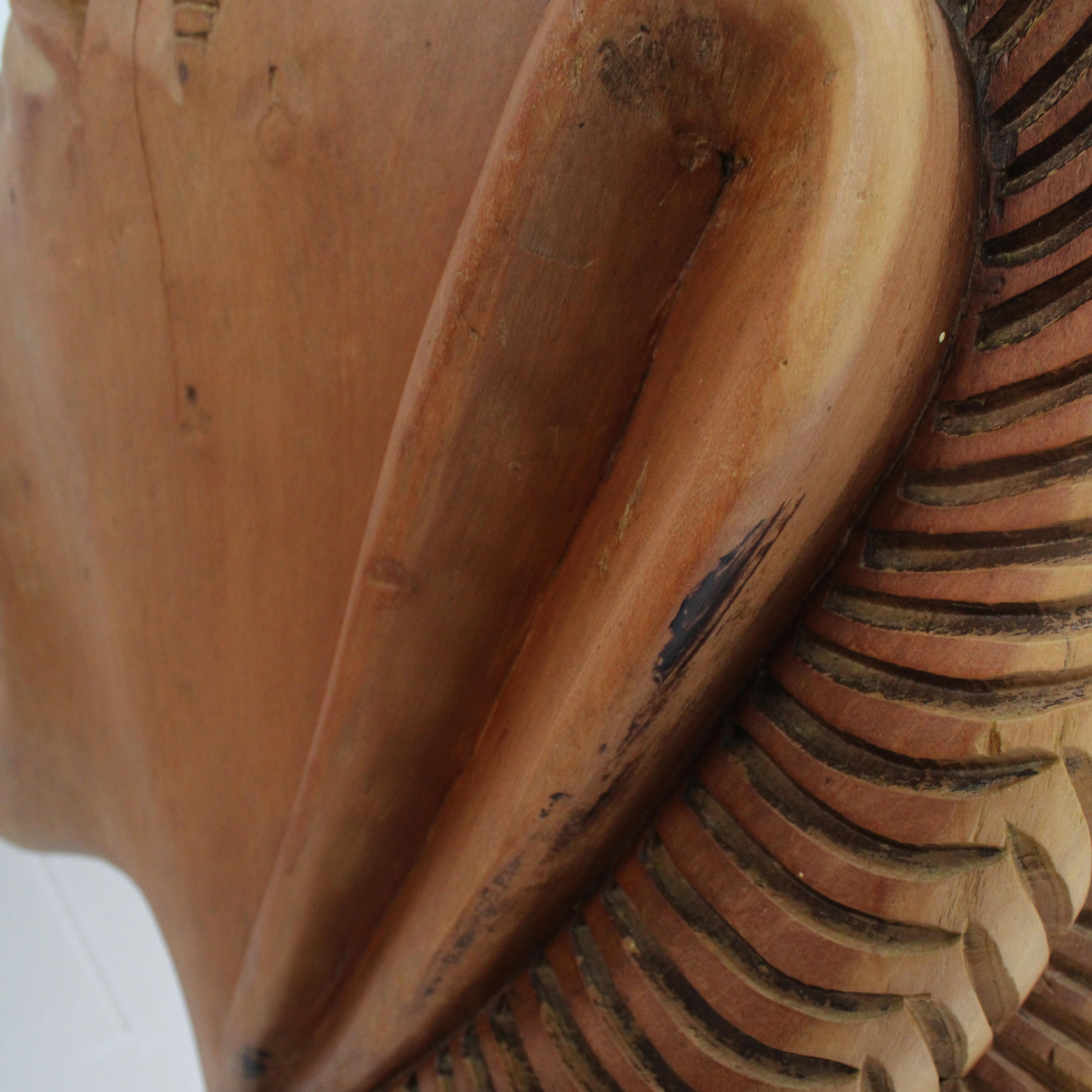 Figure de bateau Carranca brésilien du 19e siècle de style primitiviste en vente 1