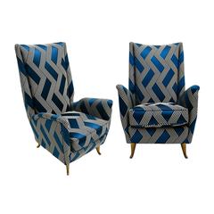 Pair of Armchairs Designed by Gio Ponti 12