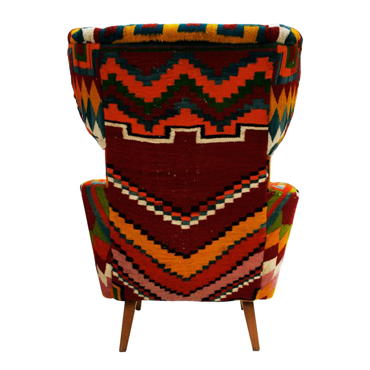 Upholstery Wingback Armchair
