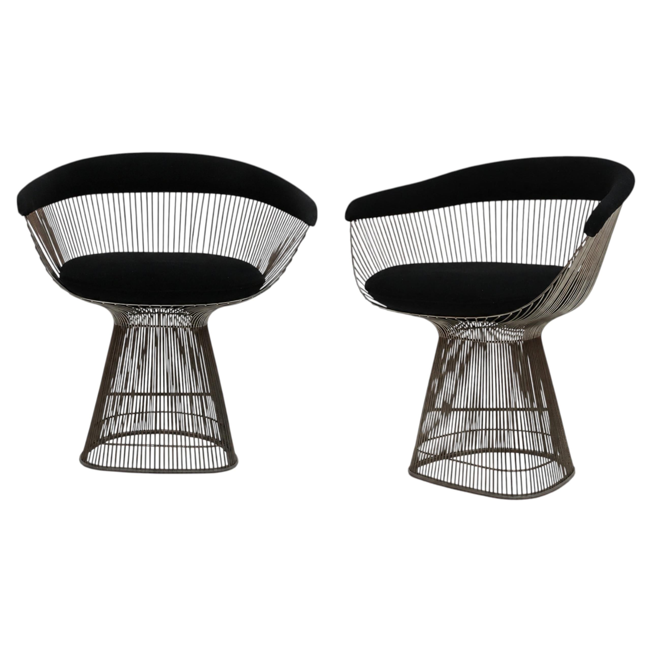 Set Of Two Chairs Designed By Warren Platner And Edited by Knoll 1960's For Sale