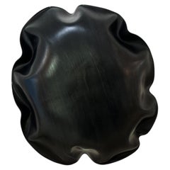 Contemporary Jordi Ribaudí Black Natural Leather Wall Sculpture, 2025