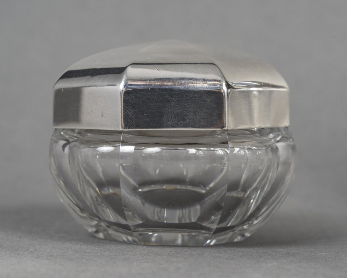 Francese Christofle/Baccarat - Set di 5 bottiglie ART DECO 1930 circa in vendita