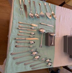 Puiforcat "cardinal" : Silver-plated Flatware Set, 164 Pieces