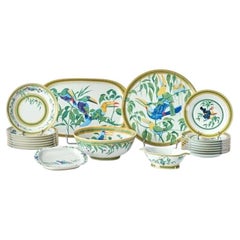 HERMÈS & LIMOGES “Les Toucans”, 1986 – Partial Dinner Service