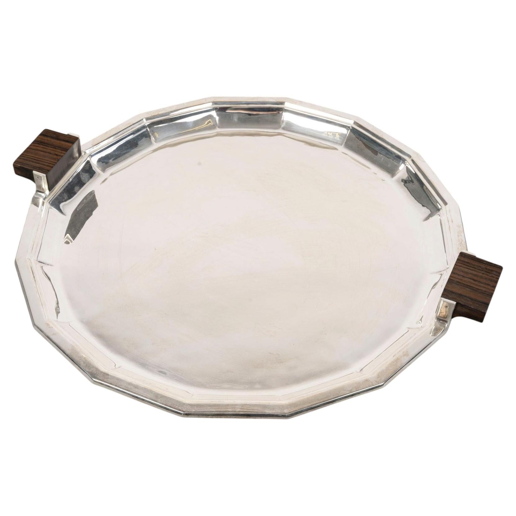 1927 – JEAN E. PUIFORCAT, Solid Silver Tray