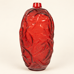 1921 – René Lalique, “Ronces” Vase, Red-Tinted