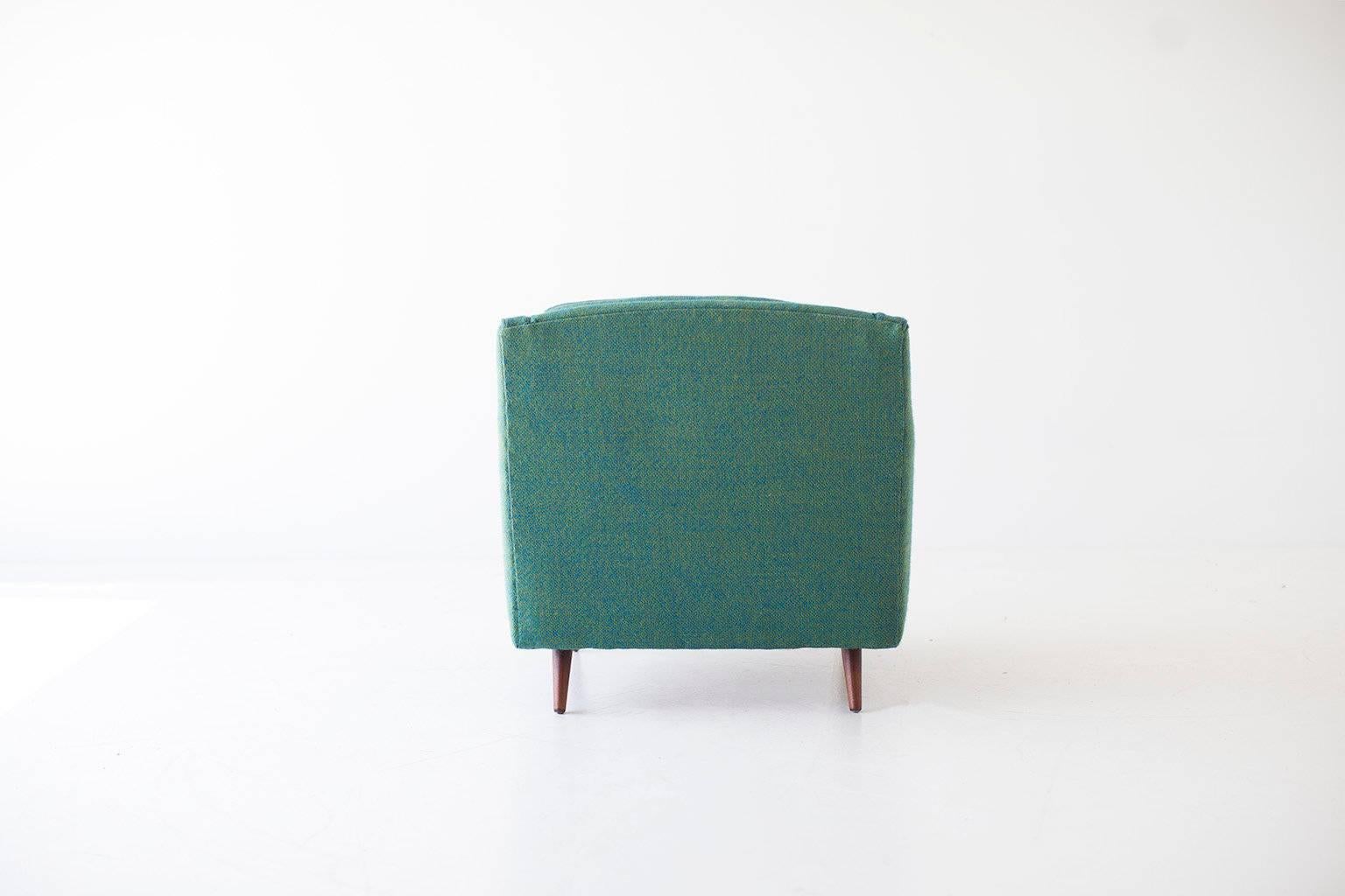 Fabric Milo Baughman Lounge Chair for James Inc. 