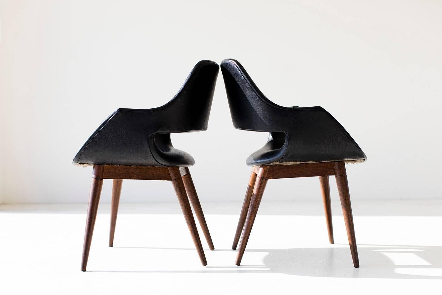 Mid-20th Century Arthur Umanoff Chairs for Madison Furniture