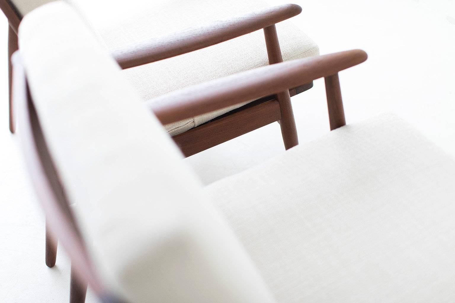 Danish Teak Lounge Chairs for Moreddi 1
