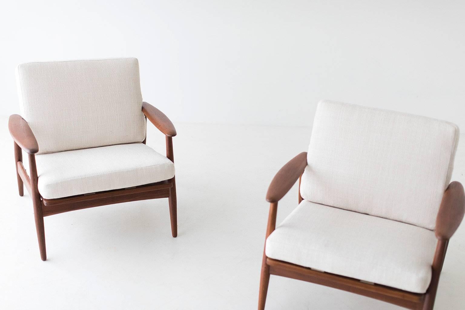 Danish Teak Lounge Chairs for Moreddi 2