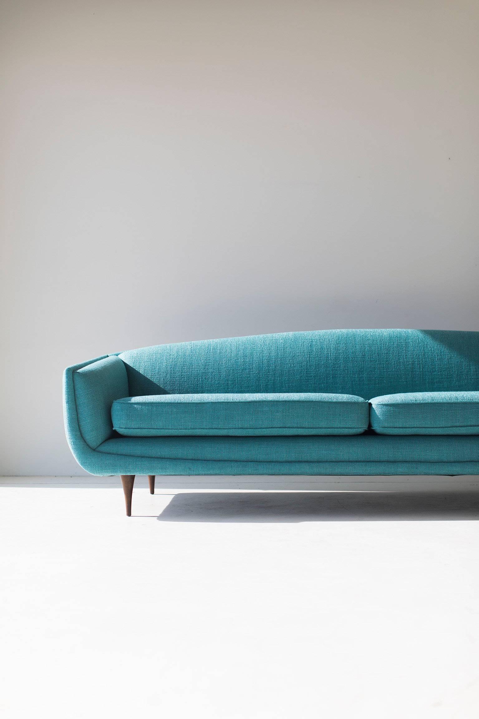 Mid-Century Modern Selig Sofa Designer Attributed to William Hinn