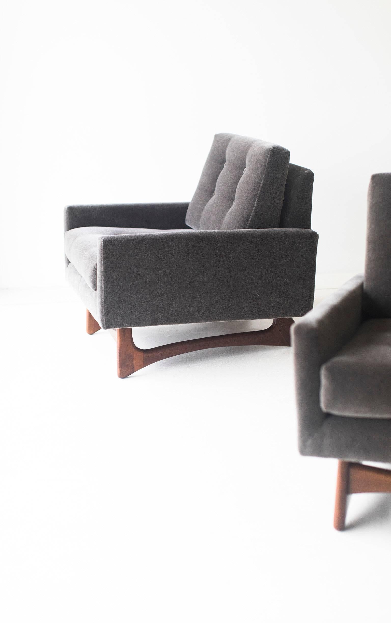 Mid-Century Modern Adrian Pearsall Lounge Chairs for Craft Associates Inc.