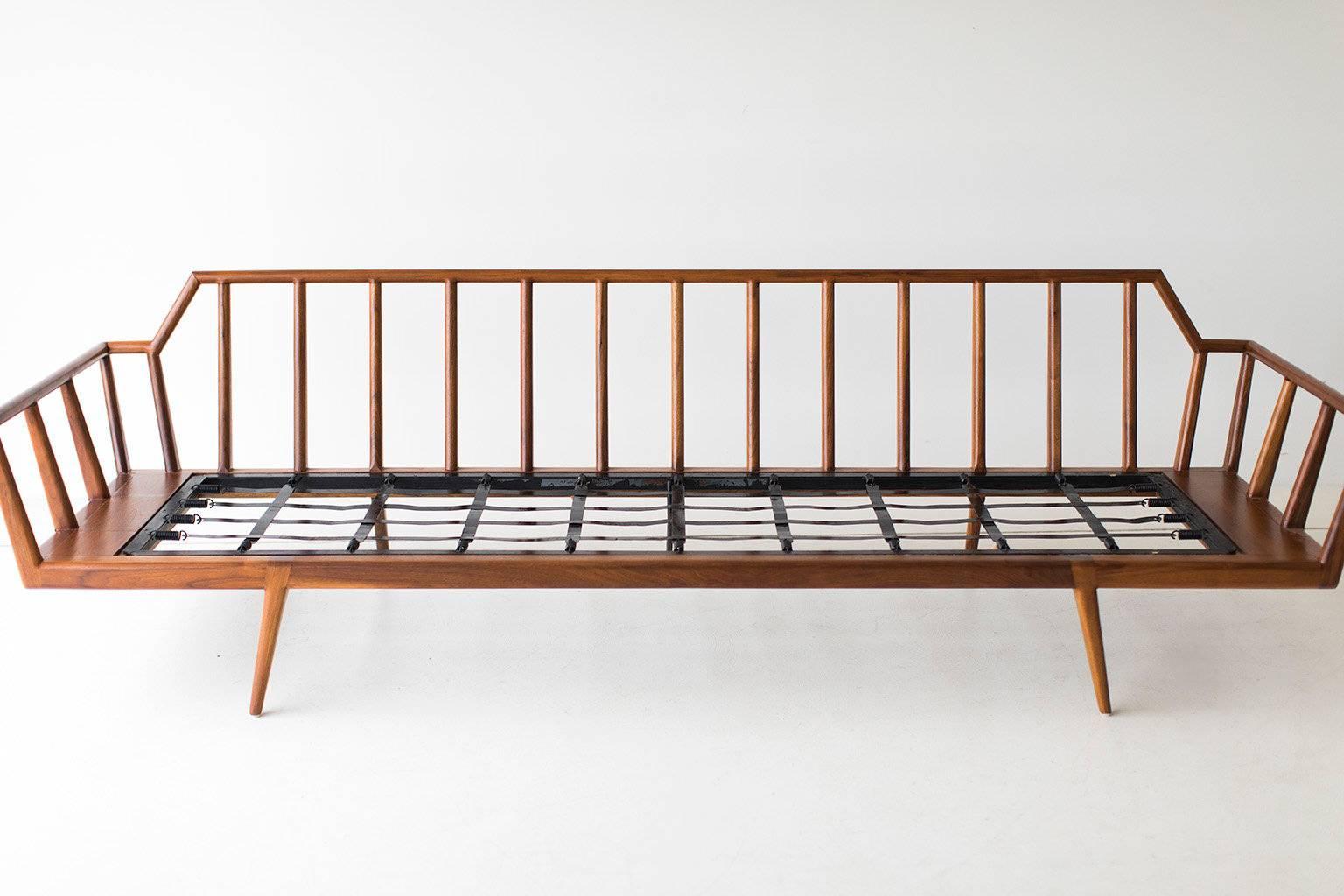 Mid-Century Modern Mel Smilow Rail Back Sofa for Smilow-Thielle