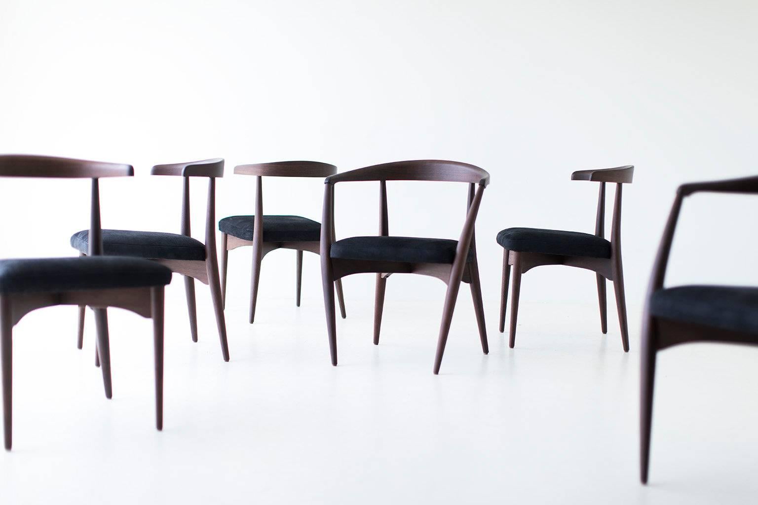 Américain Chaises de salle à manger Lawrence Peabody P-1708, Craft Associates Furniture en vente