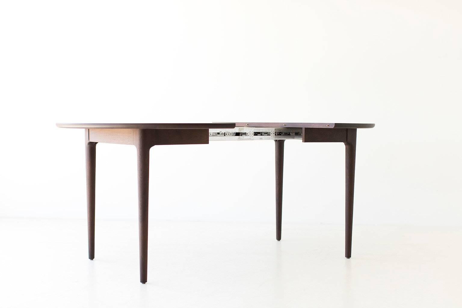 Mid-Century Modern Lawrence Peabody Dining Table P-1707, Craft Associates Furniture For Sale
