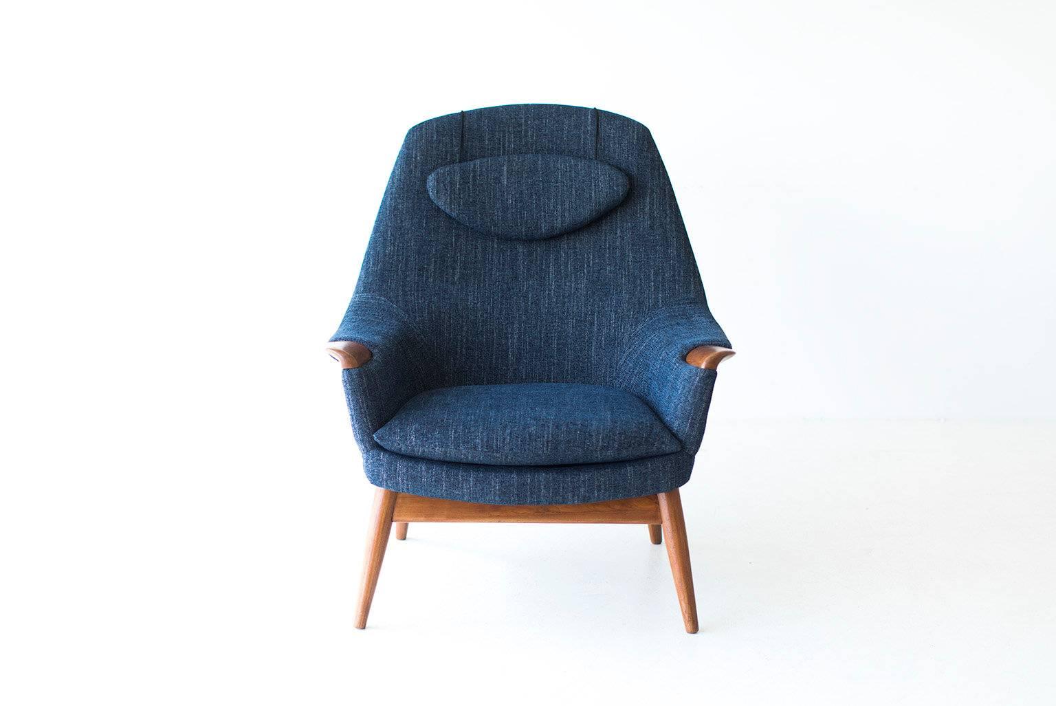 Norwegian Gerhard Berg Lounge Chair for Peter Wessel Ltd
