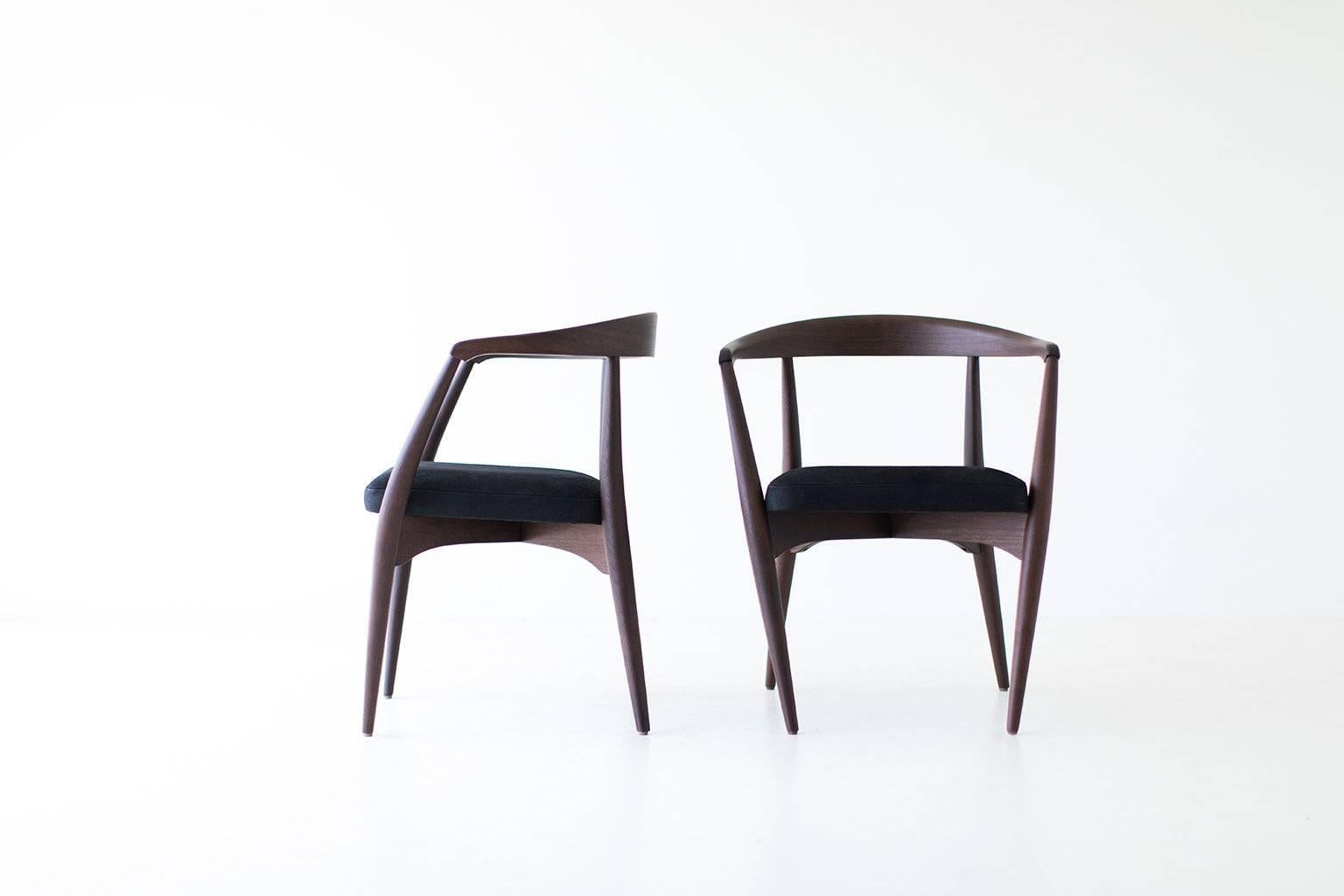 American Lawrence Peabody Dining Chairs for Craft Associates
