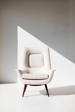 Lawrence Peabody High Back Lounge Chair P-1714 for Craft Associates Furniture