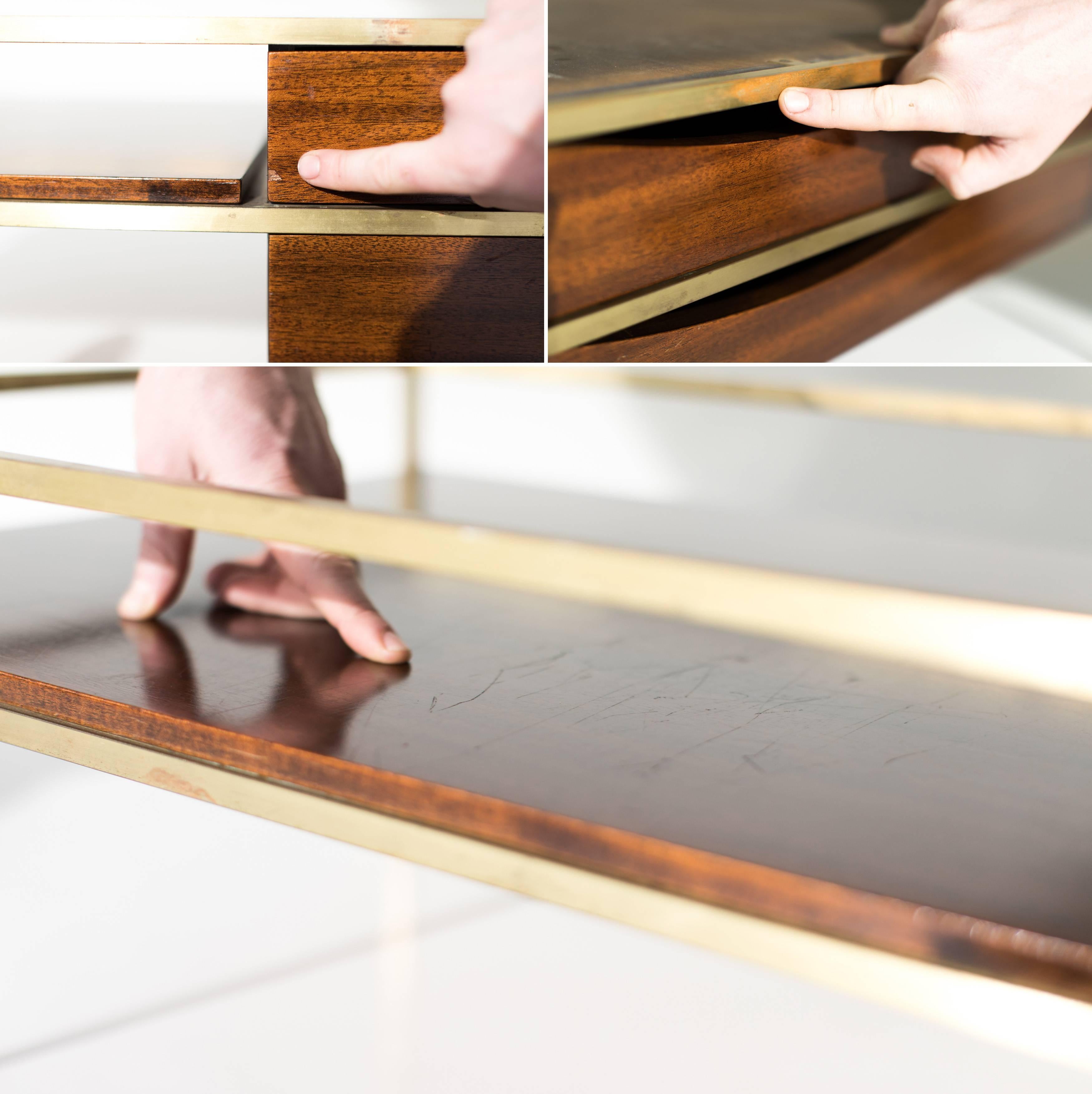 Mid-20th Century Paul McCobb Brass Coffee Table for Calvin Irwin Collection