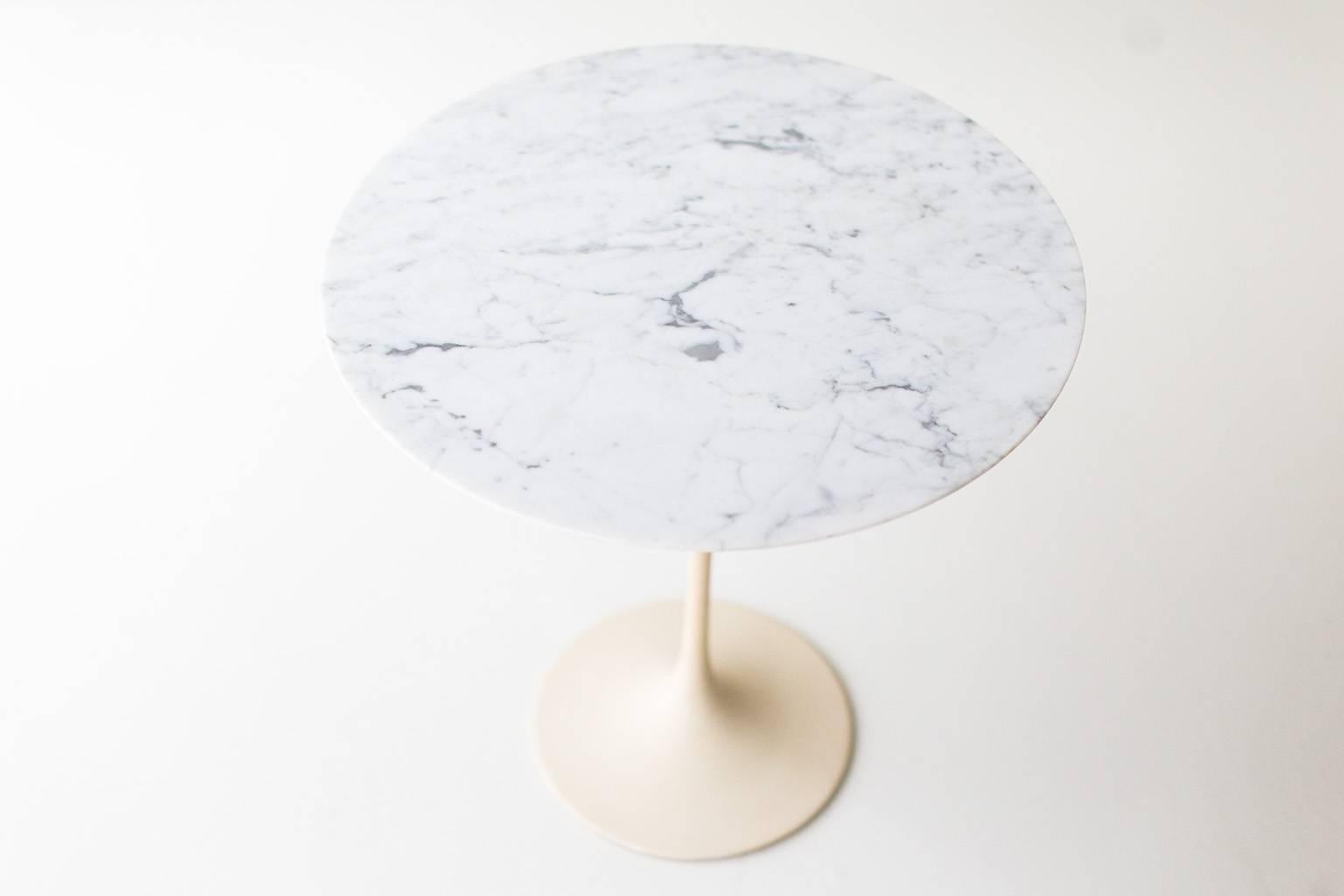 Mid-Century Modern Eero Saarinen Marble Side Table for Knoll