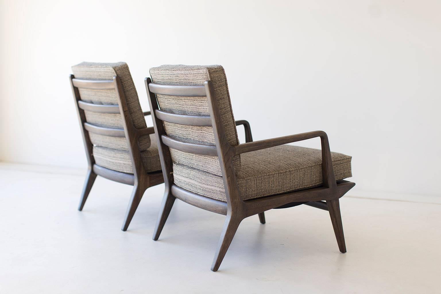 Carlo de Carli Lounge Chairs for M. Singer & Sons For Sale 2