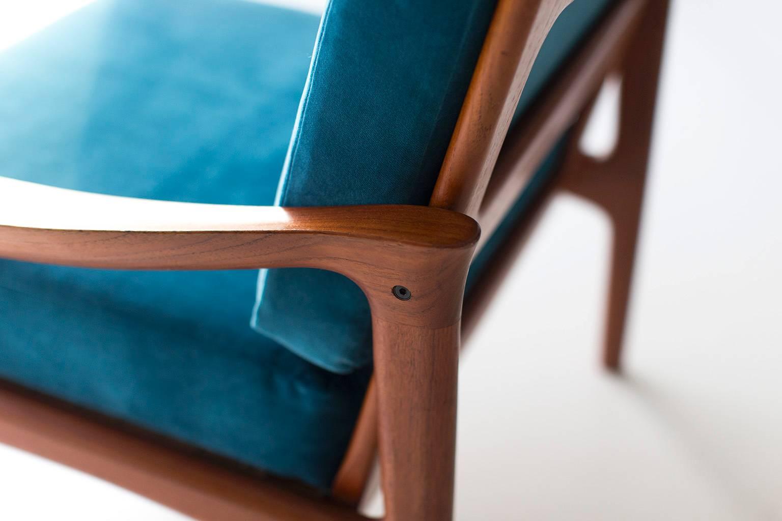 Danish Teak Lounge Chairs by Glostrup Mobelfabrik 2