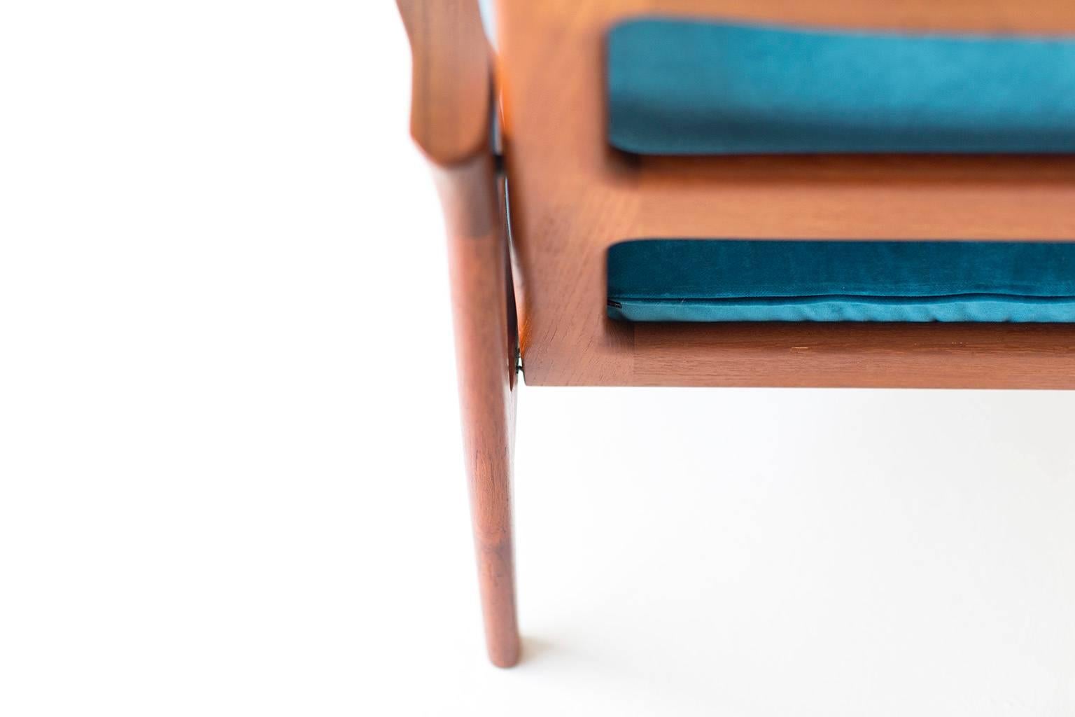 Danish Teak Lounge Chairs by Glostrup Mobelfabrik 4