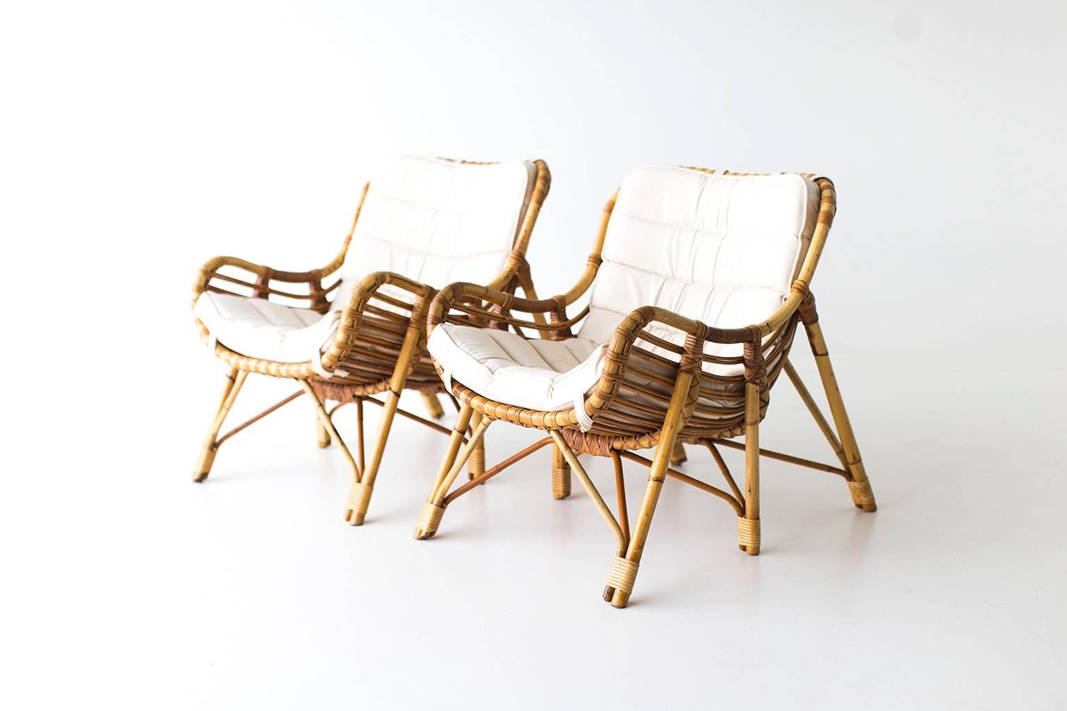 bamboo wicker chair