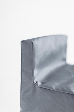 Bertu Patio, Chile Outdoor Patio Stool Cover, Slate Gray
