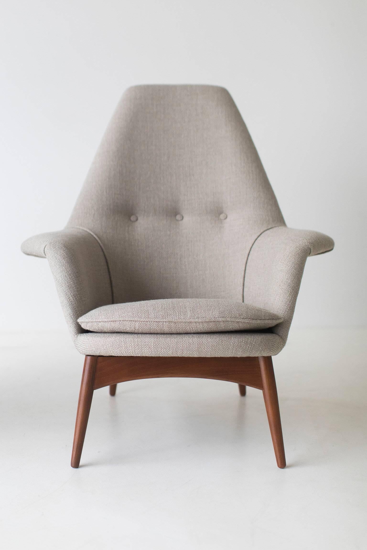 Mid-20th Century Björn Engö Manta Ray Lounge Chairs, Importer DUX Furniture