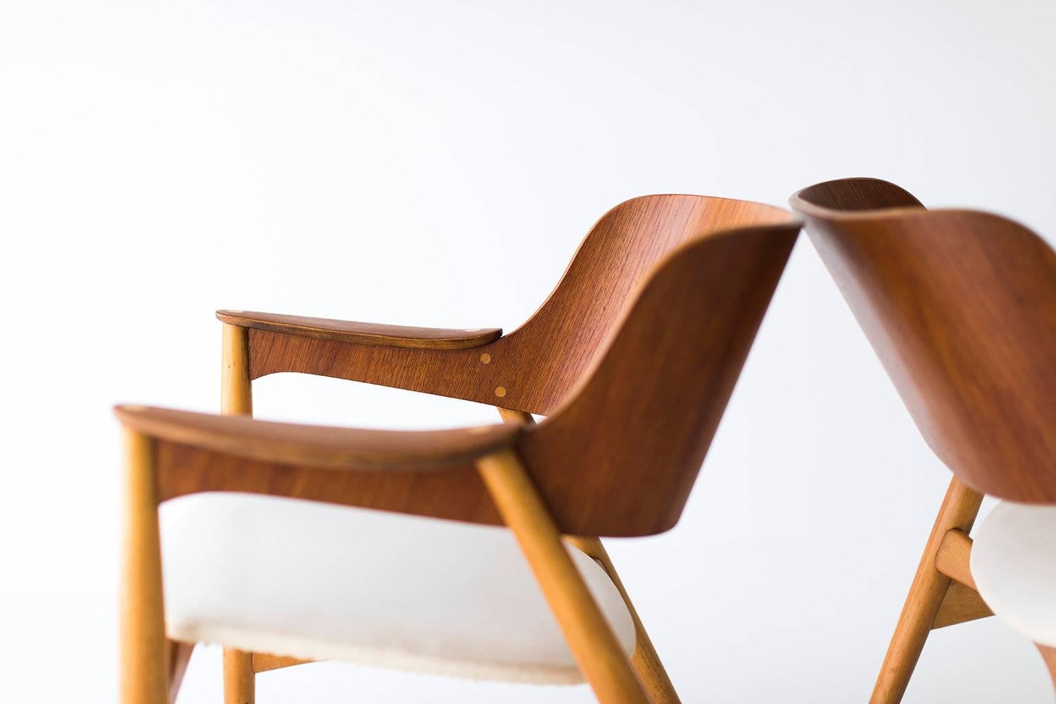 Danish Jens Hjorth Lounge Chairs for Randers Stolefabrik
