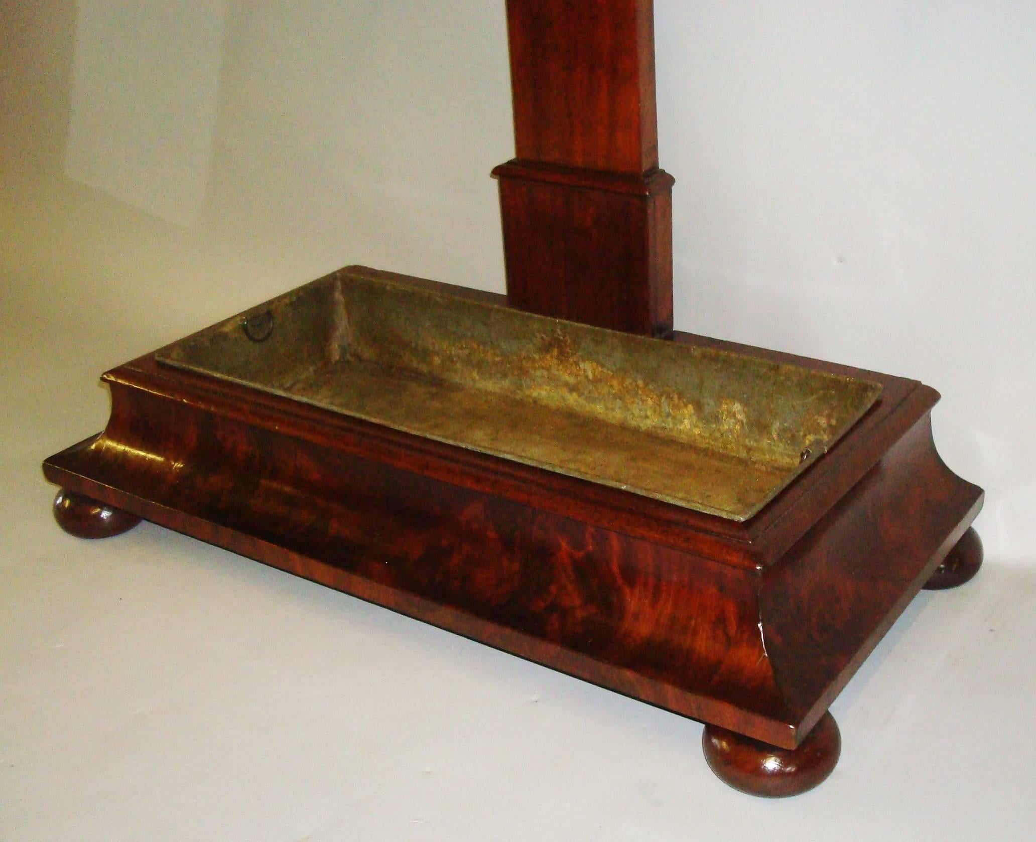 Polished George IV Mahogany 'Tree' Hall Stand of Large Proportions