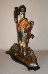 19th Century Scottish Cast Iron Highland Guard Door Stop or Porter