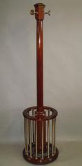 Early 20th Century Mahogany and Chrome Circular Hall Stand