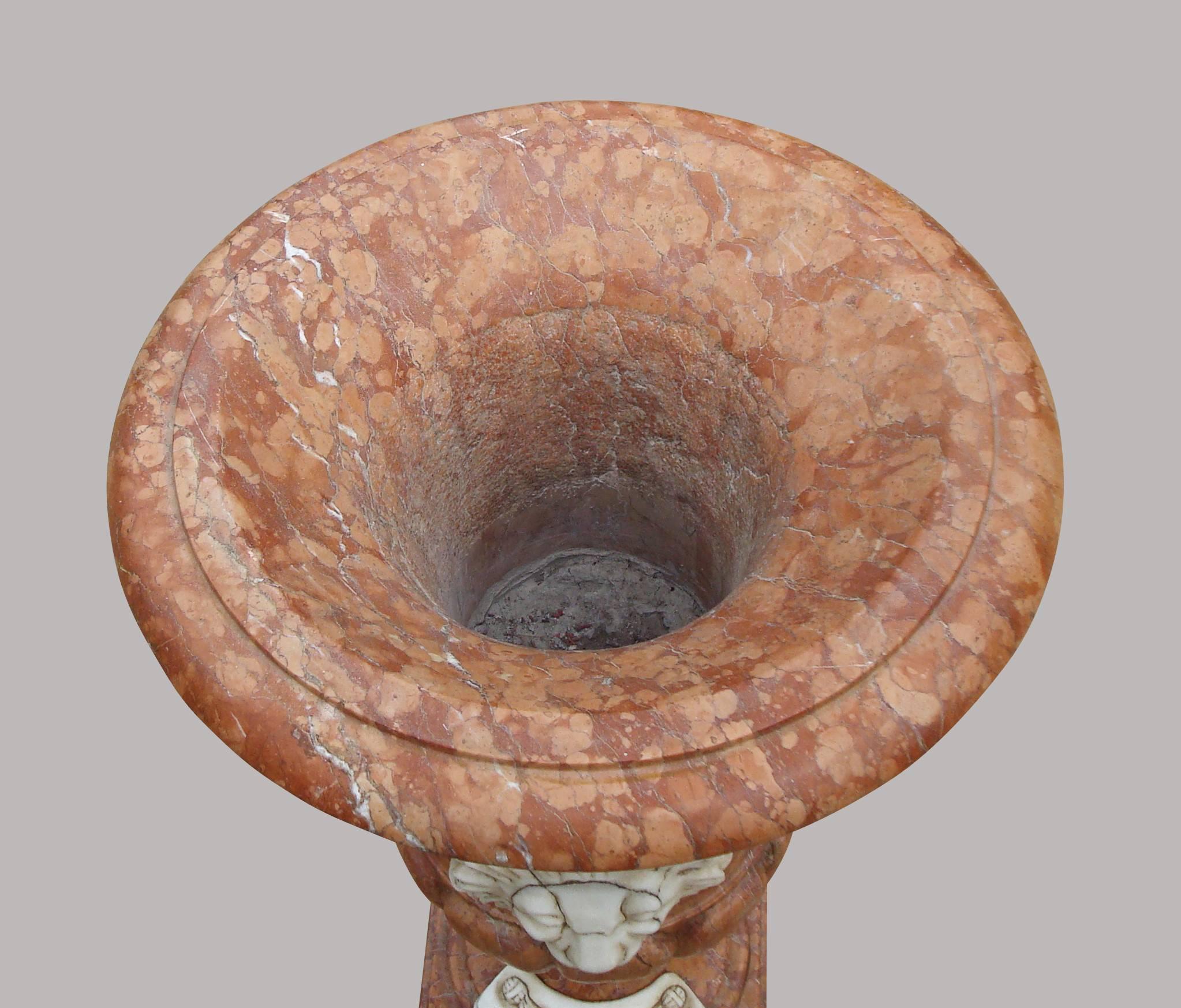 19th Century Italian Large Marble Urn For Sale 5