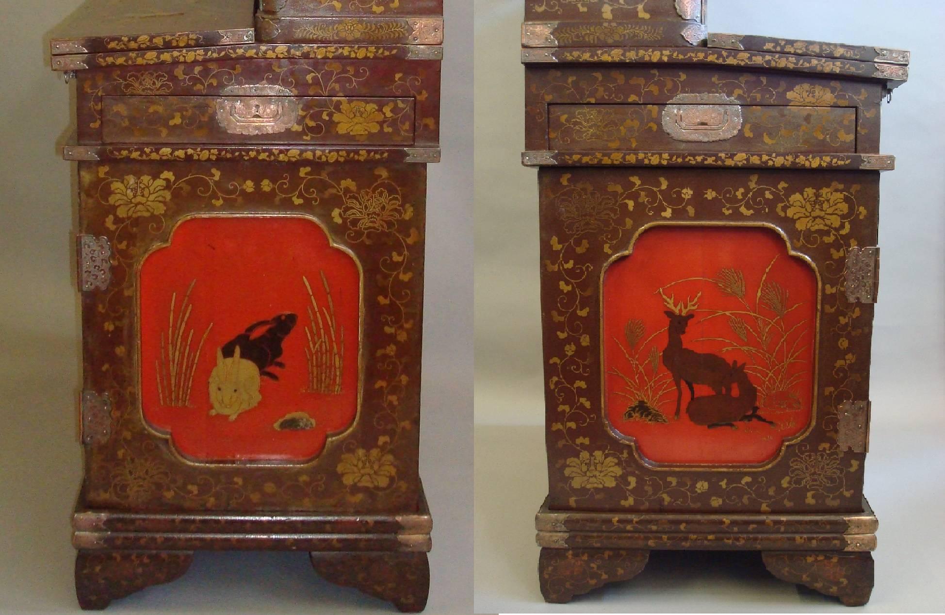 19th Century Japanese Writing Cabinet For Sale 1