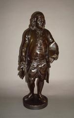 Rare 19th Century Bronze Statue of Benjamin Franklin