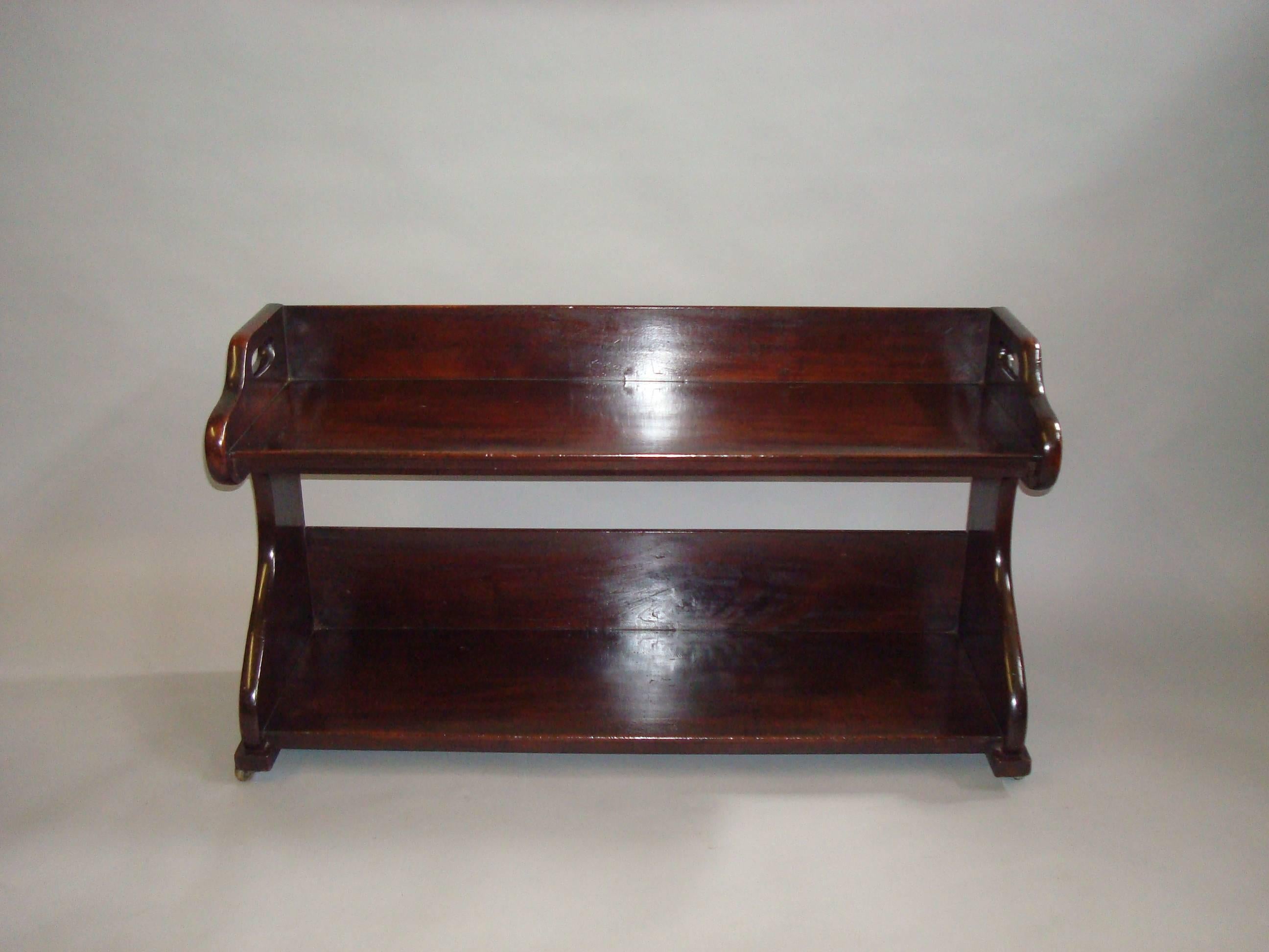 Regency Mahogany Book Carrier, Large 1